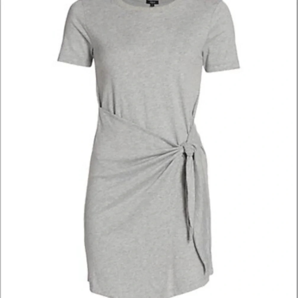 New Rails Edie Tie-Waist T-Shirt Dress Grey size XL - Picture 2 of 9